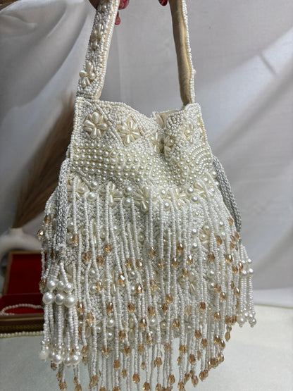 Emma pearl work potli