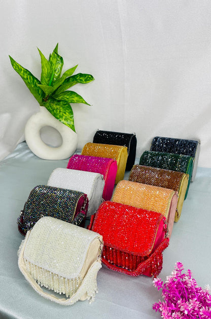 Crystal Bead Clutch – Trendy Crafts