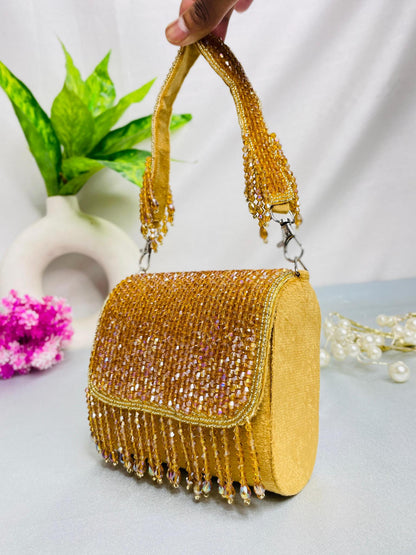 Crystal Bead Clutch – Trendy Crafts