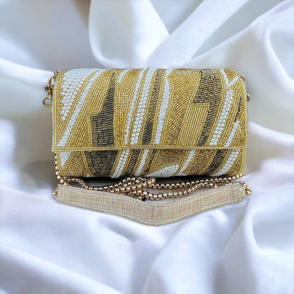 ZIANA CUTDANA PINK flap clutch