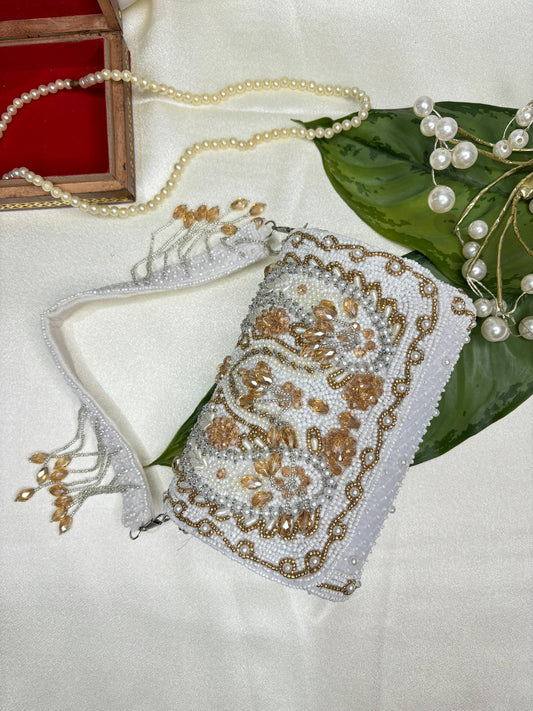 KIMRA CELEBRITY EDITION KERI BEAD FLAP BLACK