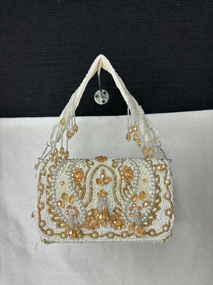 KIMRA CELEBRITY EDITION KERI BEAD FLAP BLACK
