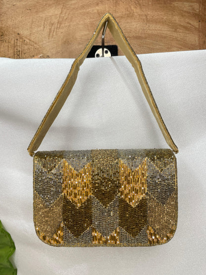 PAKIZA FLOWER THREE FOLD EMBROIDERD SUEDE