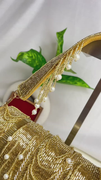 IDALIA nalki gold flap